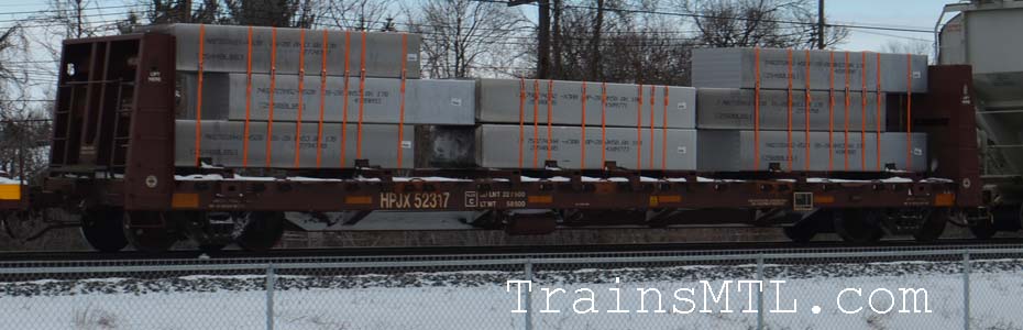 Car/wagon HPJX52317 left side / coté gauche
